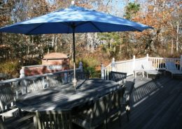 Gooseberry entertainment deck wedding rental home