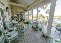 SCREENED PORCH VIEW 55 Franklin Creek Rd South Savannah