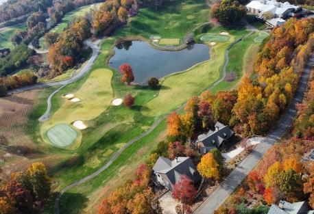 waterfall at lake burton
